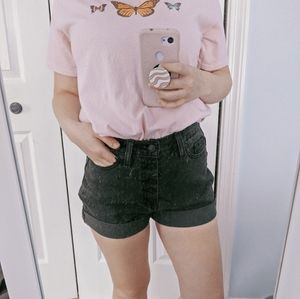 ✨ BDG mom high waisted button shorts